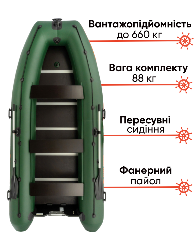 Kolibri KM-400DSL з фанерним пайолом 